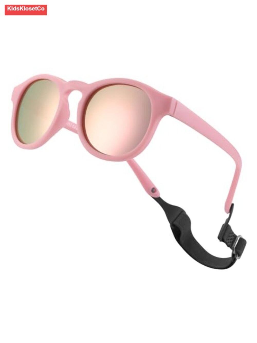 UV400 Polarized Baby Sunglasses with Strap - Flexible Frame for 0-24 Months